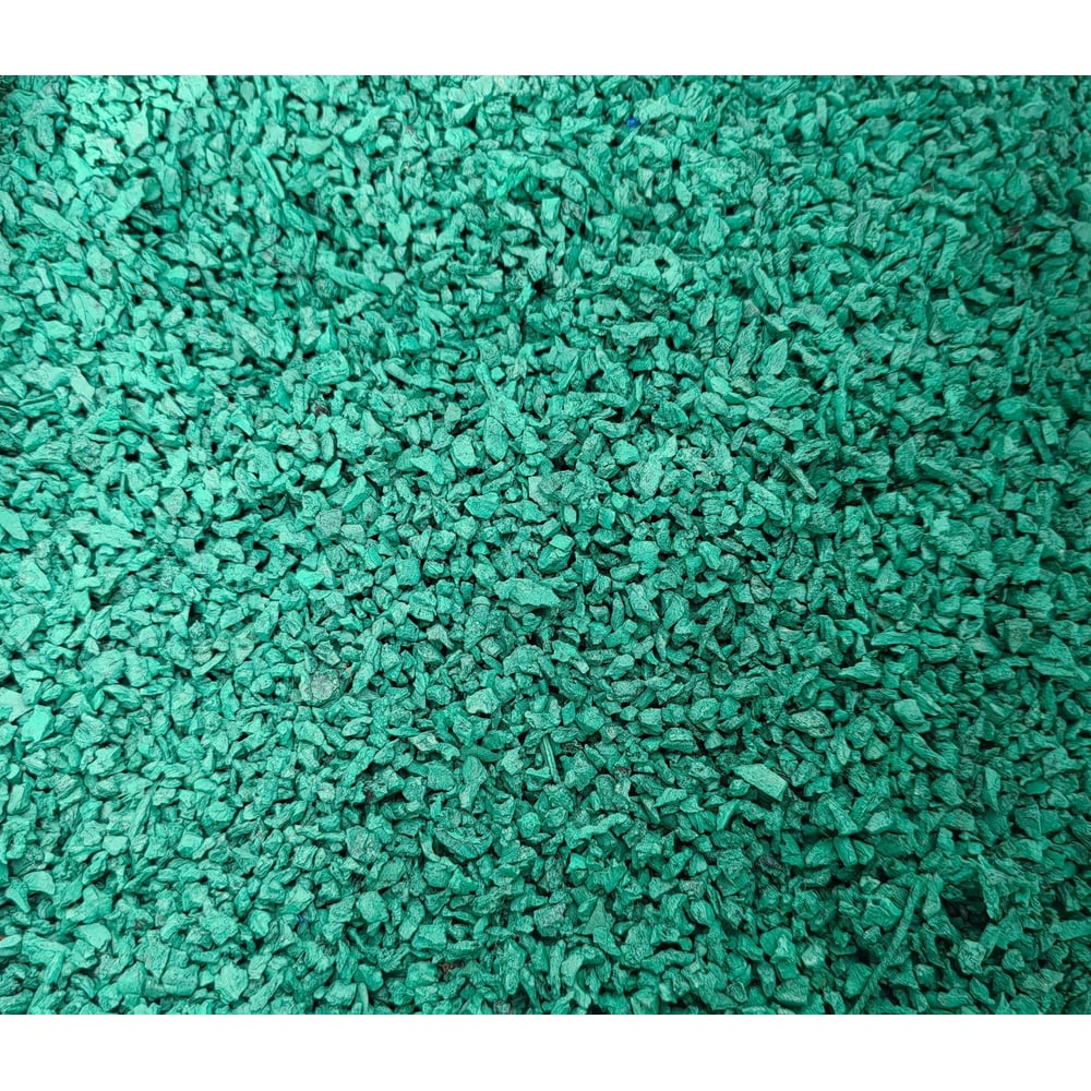 Изображение товара Резиновая крошка ООО АМОРТЕКС SBR Зеленый 250 кг для покрытий