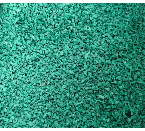 Изображение товара Резиновая крошка ООО АМОРТЕКС SBR Зеленый, 250 кг 1128