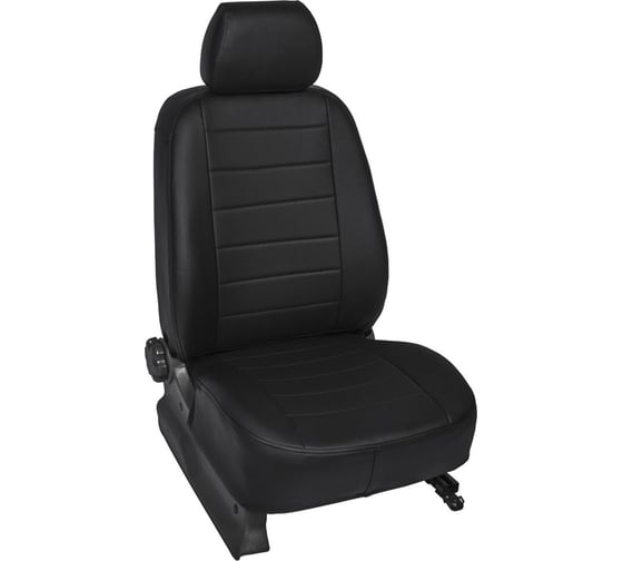 Изображение товара Авточехлы Rival cтрочка (зад. спинка 40/60) Chevrolet Niva 2002-2013, эко-кожа, черные, SC.1004.1
