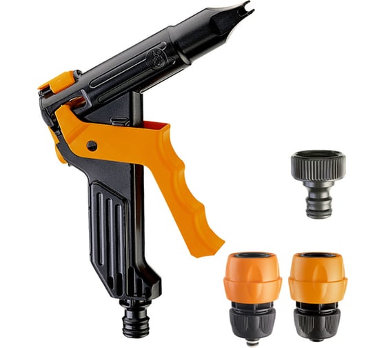 Изображение товара Набор GF пистолет 2 струи+3 переходника 1/2"-3/4" 5417 215