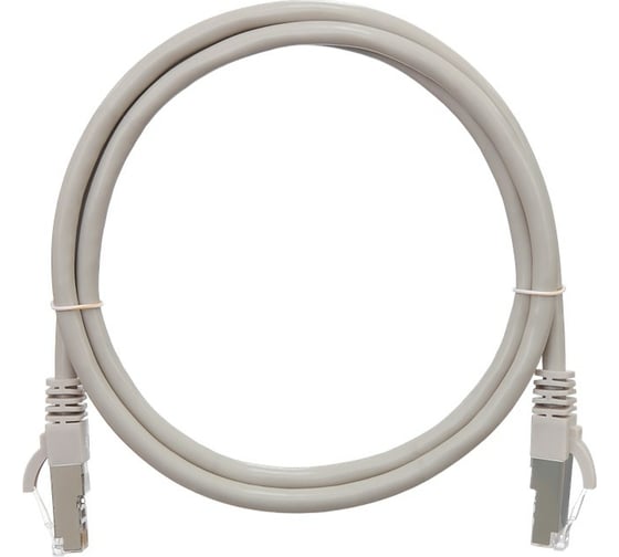 Изображение товара Коммутационный шнур NIKOMAX F/UTP 4 пары, серый, 1,5м NMC-PC4SD55B-015-C-GY