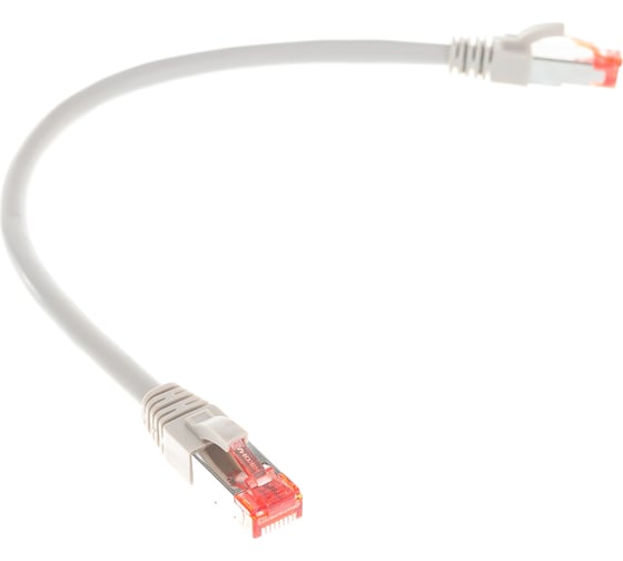 Изображение товара Коммутационный шнур NIKOMAX S/FTP 4 пары, серый, 0,3м NMC-PC4SA55B-003-GY