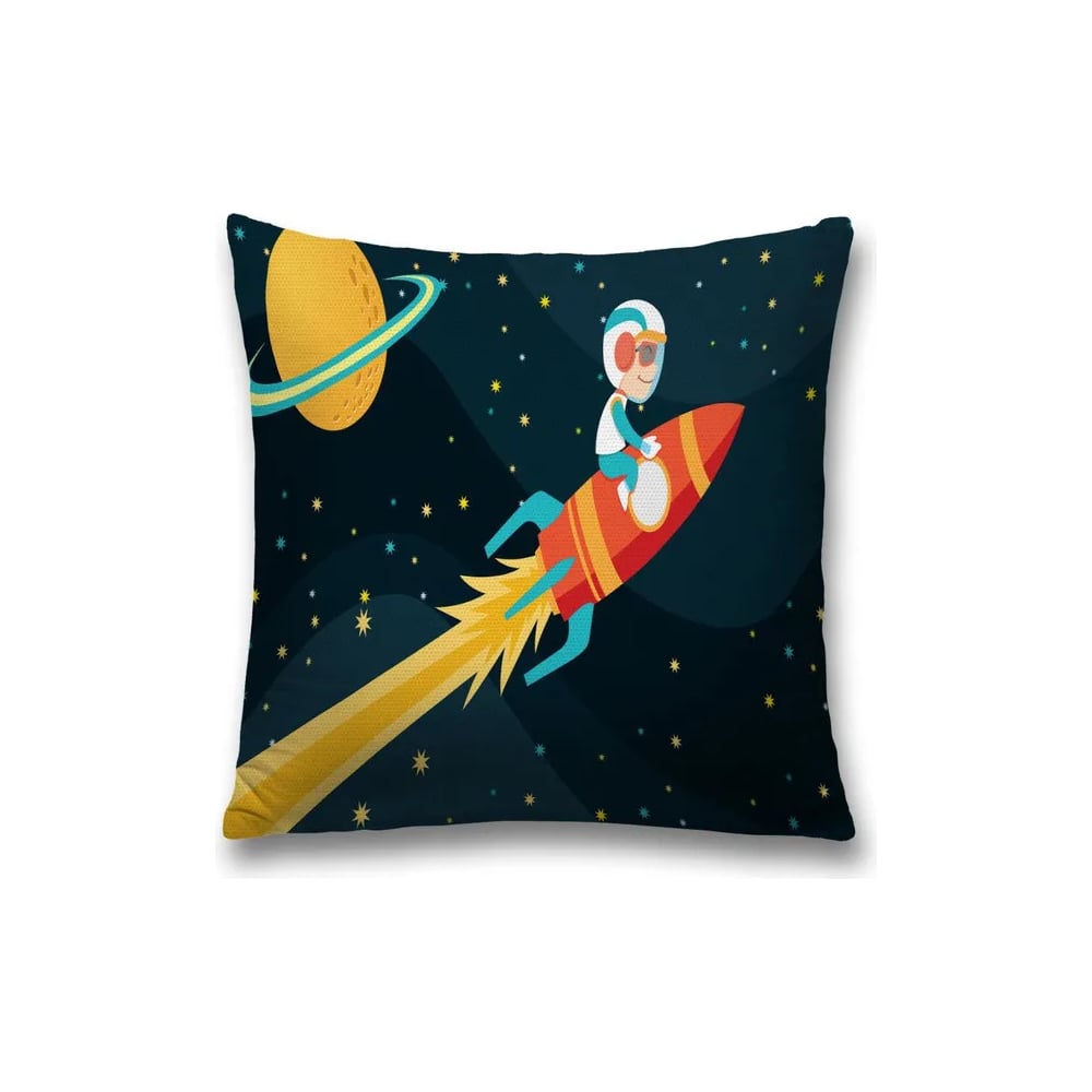 Изображение товара Декоративная наволочка JOYARTY 45x45 с рисунком яркая и стильная