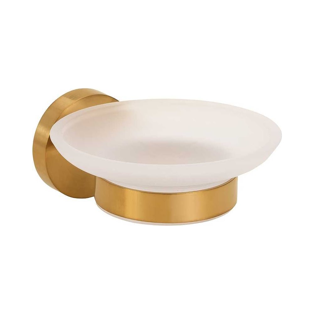 Изображение товара Стеклянная мыльница BEMETA SABLO 160108042 матовое золото