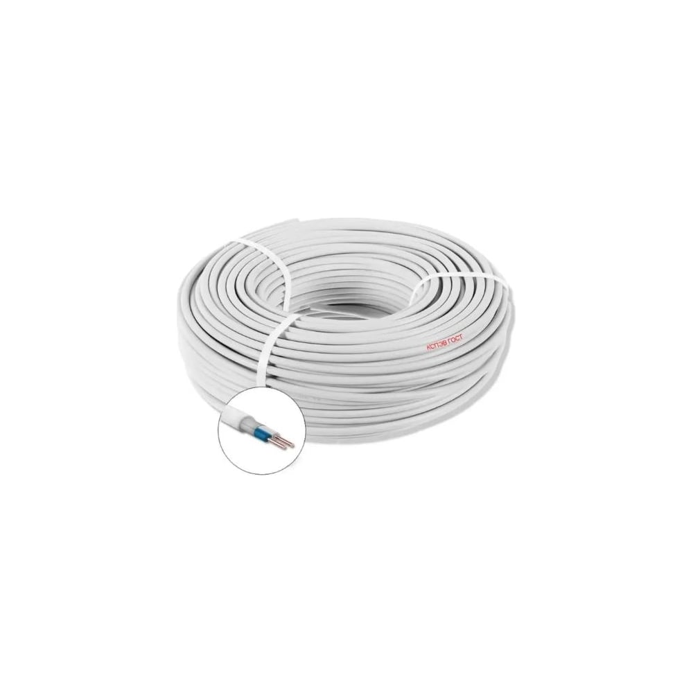 Изображение товара Кабель для пожарной и охранной сигнализации КСПЭВ ПРОВОДНИК 2x0.4 мм2 100м