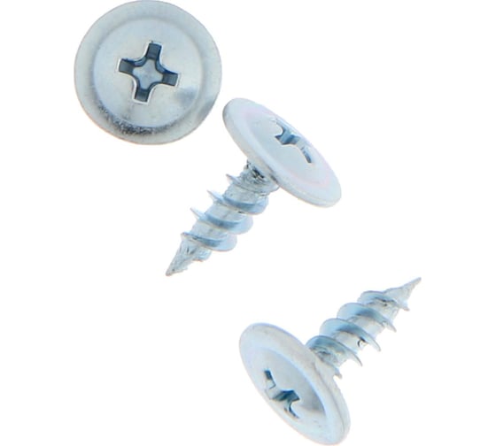 Изображение товара Саморезы ТУНДРА krep для тонк. пластин, 4.2x13 мм, цинк 200 шт. 7156238