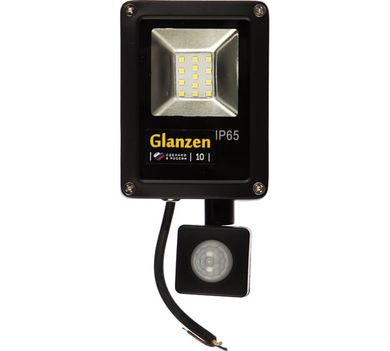 Изображение товара Светодиодный прожектор Glanzen c датчиком движения FAD-0017-10 00-00002169