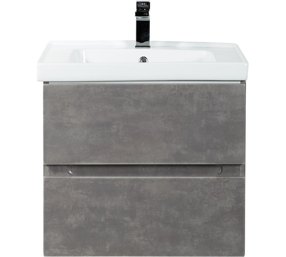 Изображение товара База под раковину Art&Max TECHNO подвесная с двумя выкатными ящиками, АЙС Какао AM-Techno-600-2C-SO-FC305