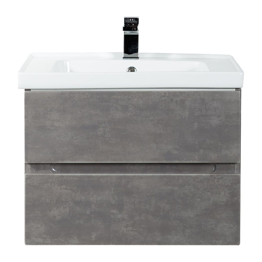 Изображение товара База под раковину Art&Max TECHNO с двумя ящиками айс какао подвесная