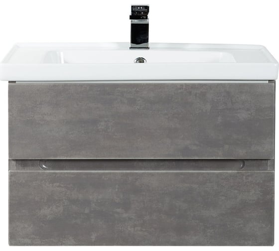 Изображение товара База под раковину Art&Max TECHNO подвесная с двумя выкатными ящиками, АЙС Какао AM-Techno-900-2C-SO-FC305