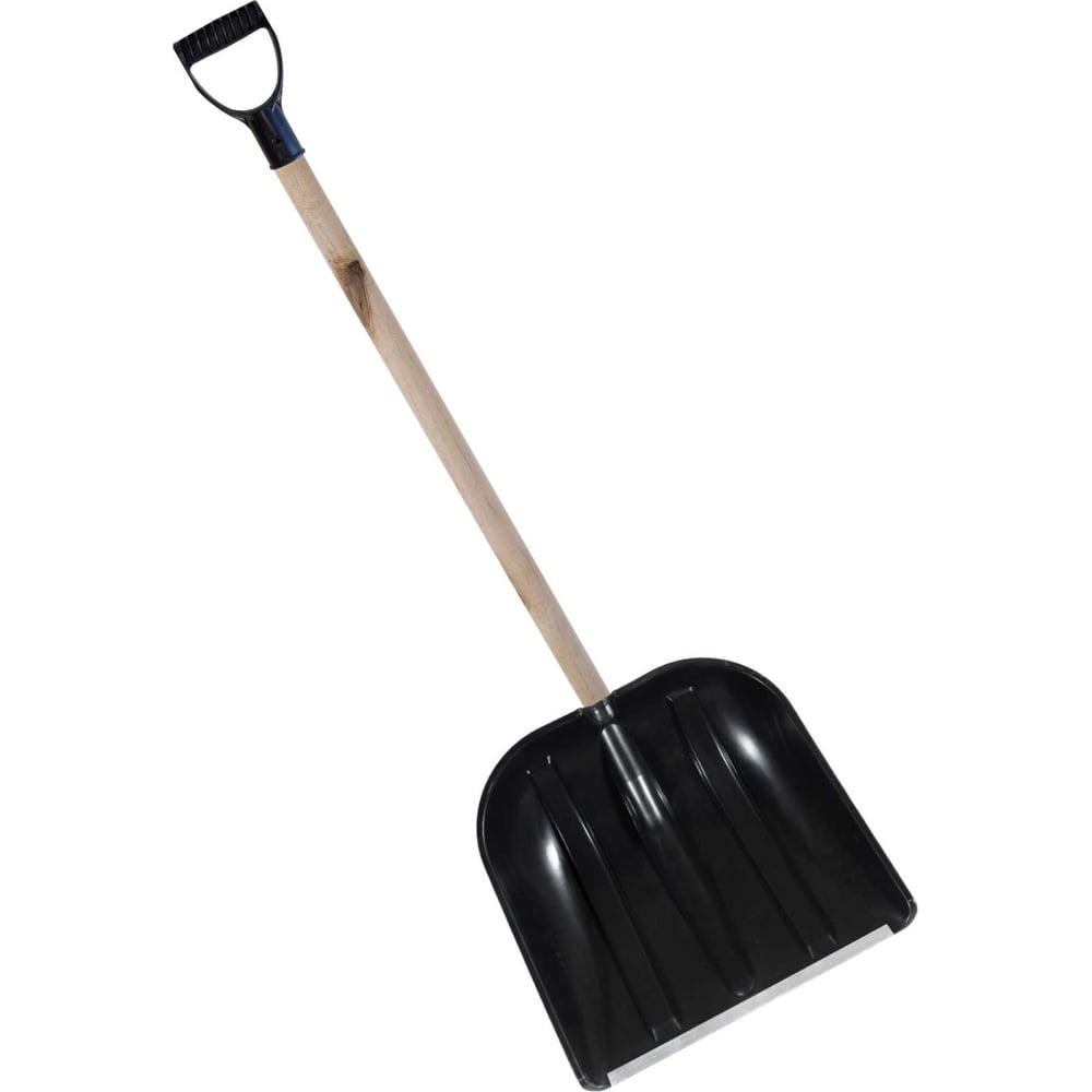Изображение товара Пластиковая лопата Агростройлидер с алюминиевым черенком для снега