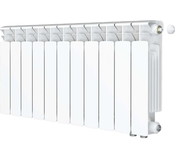 Изображение товара Радиатор биметаллический RIFAR BASE Ventil 350 11 секц. нижн. прав. R-BA-350-11-VR