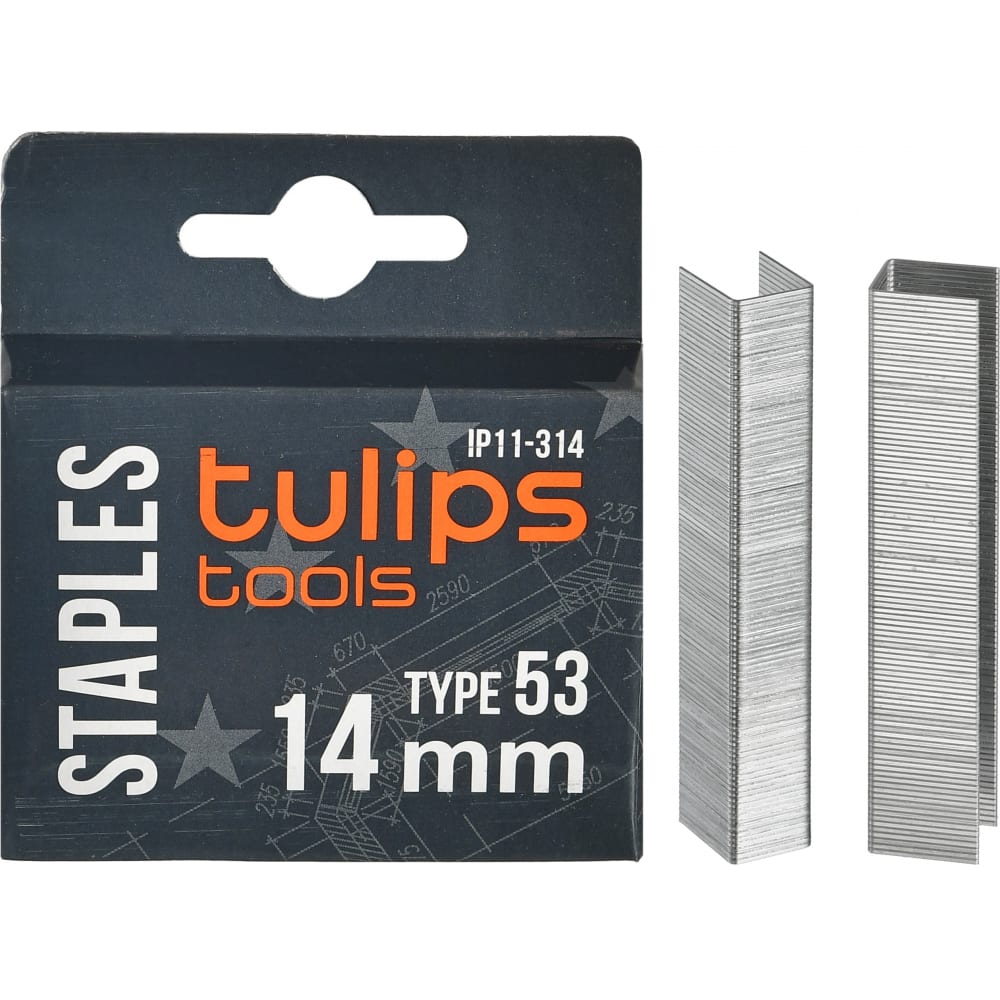 Скобы для степлера Tulips Tools нож tulips tools