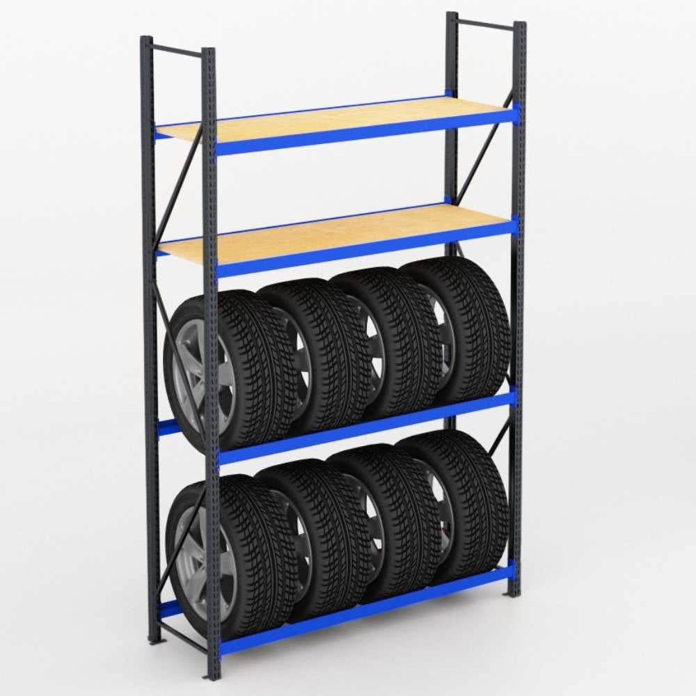 Изображение товара Профессиональный металлический стеллаж KlestO TGR 2022-412 4 полки 2000х1285х400 мм