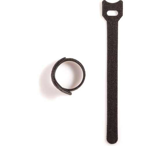 Изображение товара Хомуты-липучки Comfix 230x13 мм, упаковка 10 шт., 1 цвет, черный HLCT-230-RPX0000