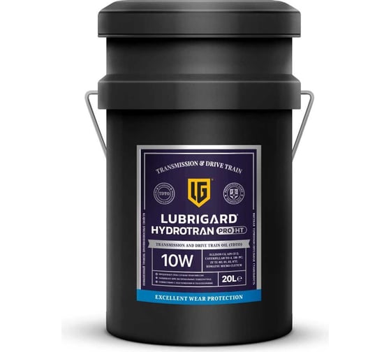 Изображение товара Трансмиссионное масло для внедорожной техники lubrigard HYDROTRAN PRO HT 10W 20 л LGPHTR10TPL20