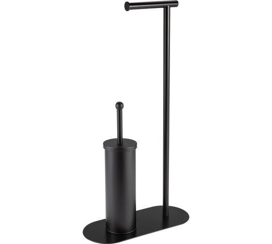 Изображение товара Стойка с бумагодержателем Zenfort "0957", черный, 102354