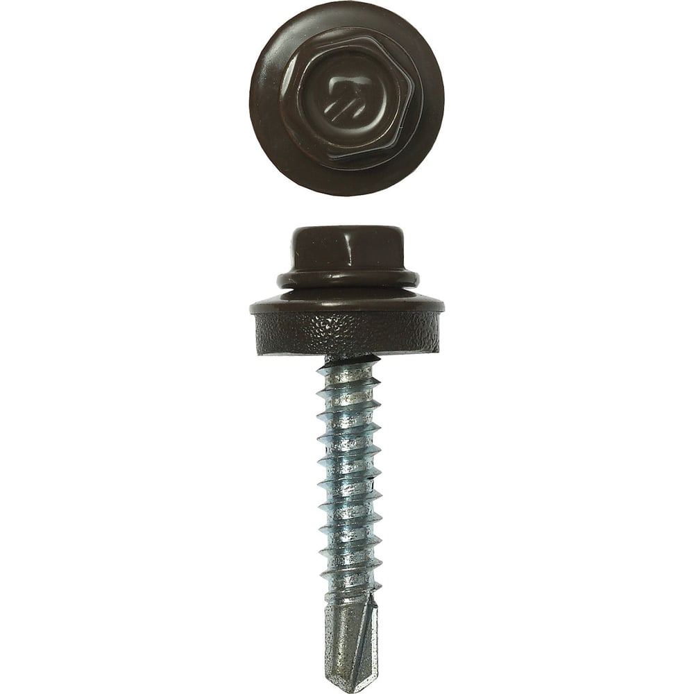 Изображение товара Саморезы Зубр для кровельных материалов 4,8x50 мм 1200 шт, оцинкованные