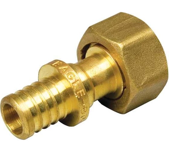 Изображение товара Пресс соединитель BYR PEX прямой с накидной гайкой 1/2" х 20 (2.8) 5212