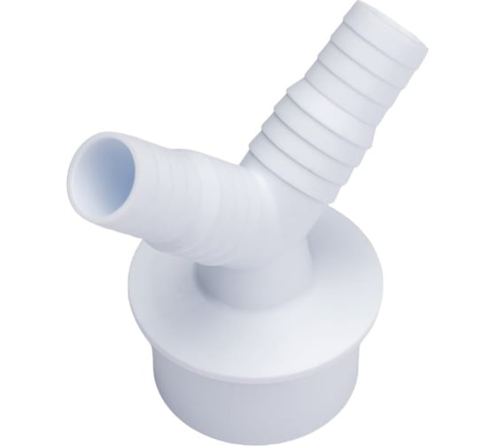 Изображение товара Переходник двойной для подключения сливного шланга стиральной/посудомоечной машины d50мм FT Group 773366