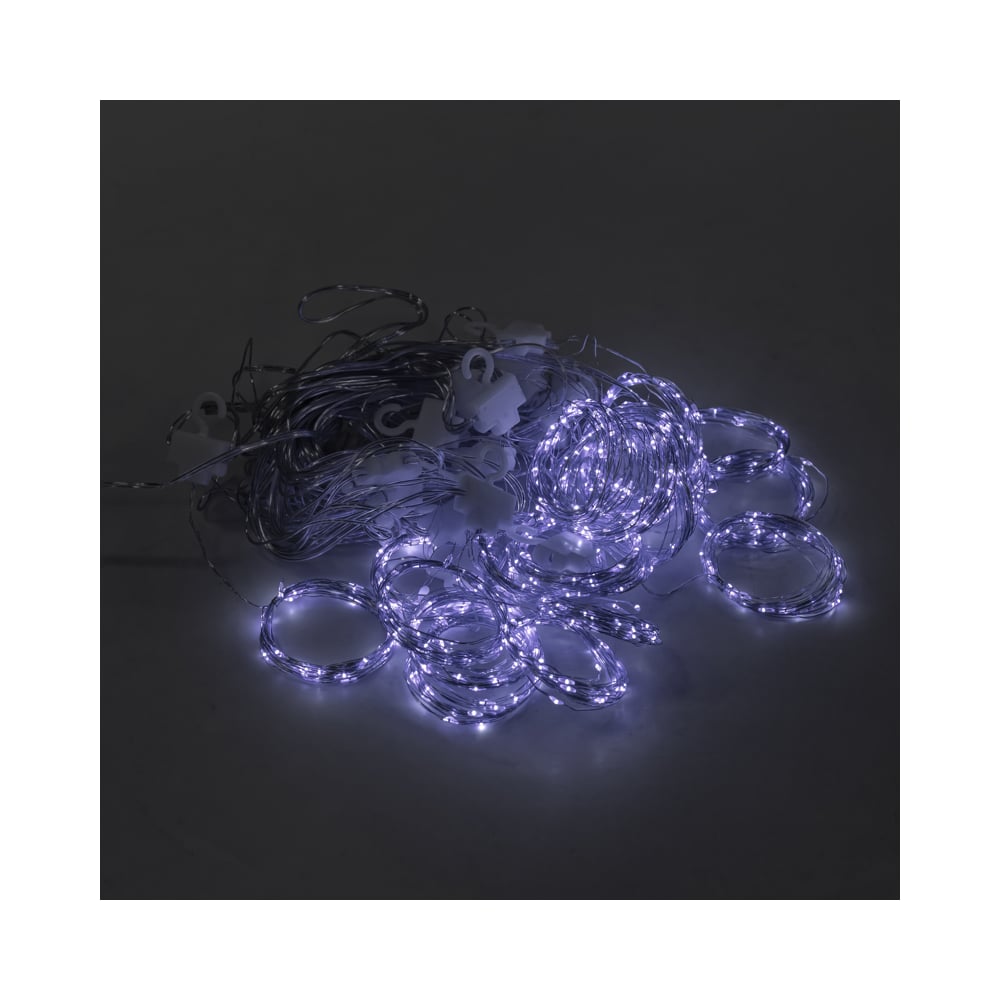 Изображение товара Гирлянда Дождь из Росы Neon-Night 6х3 м, 600 LED белый, IP20, USB + пульт управления 315-995