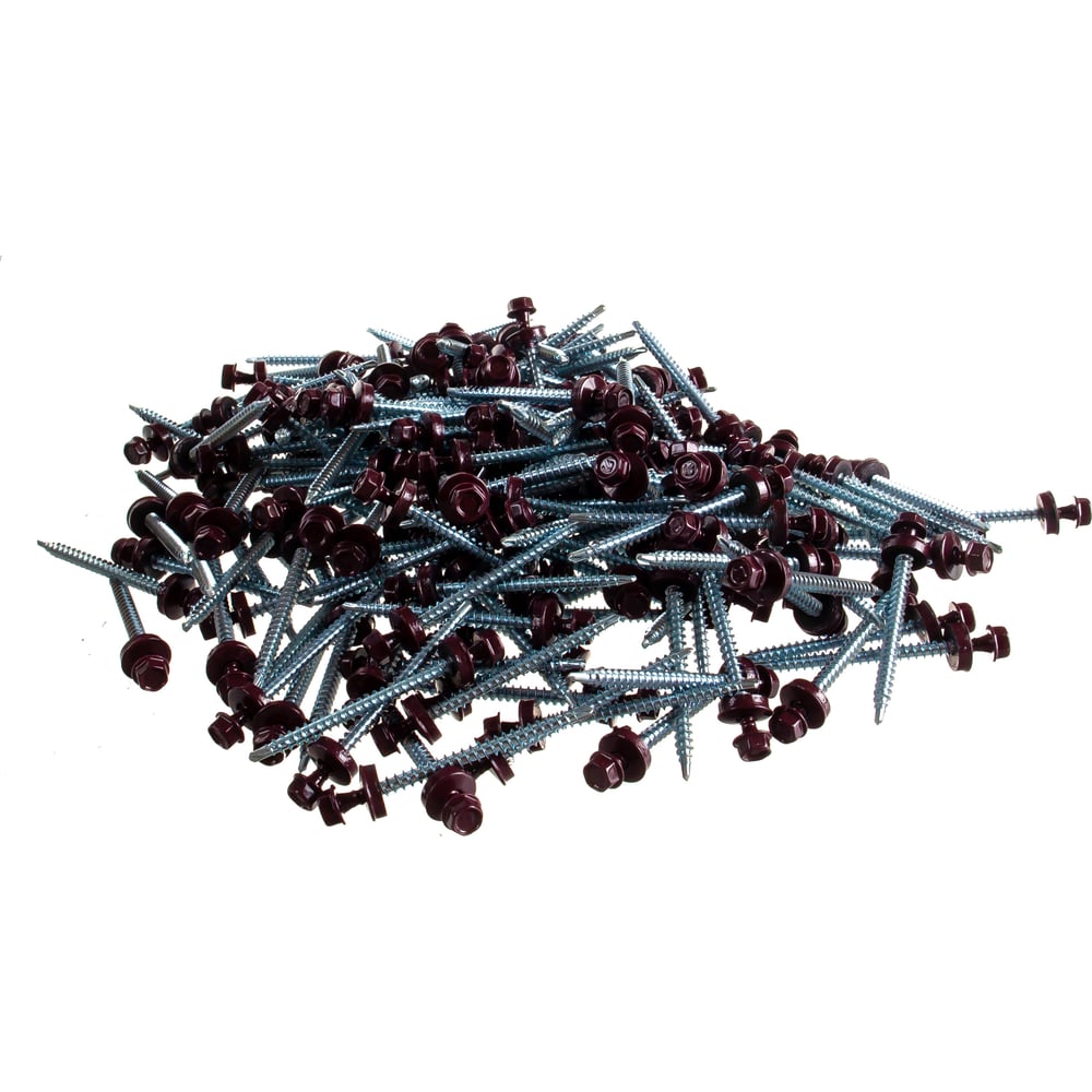 Изображение товара Саморезы Зубр для кровельных материалов 4,8x65мм, оцинкованные, 180шт