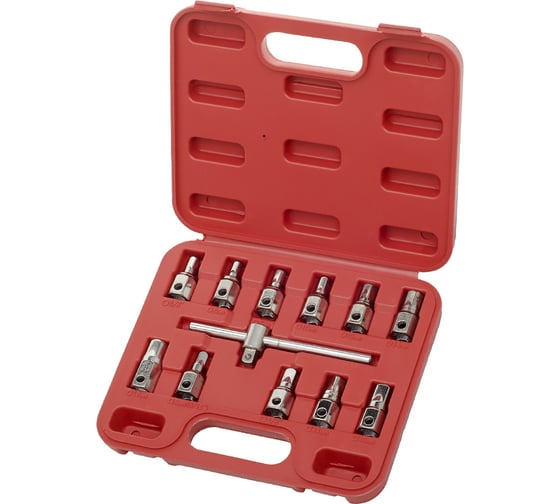 Изображение товара Набор головок для масляных пробок 12 предметов, AV Steel AV-924012