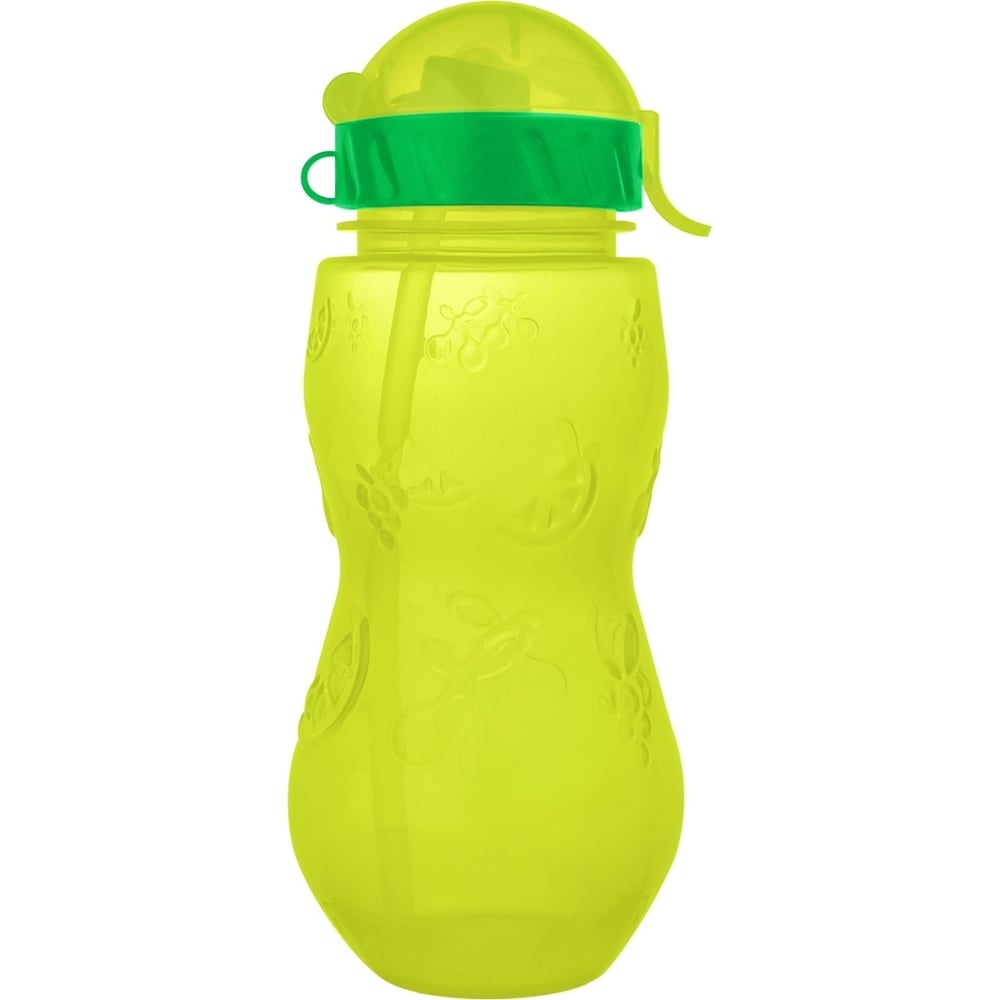 Изображение товара Бутылочка для воды и напитков 400 мл WOWBOTTLES КК0474 лимонный дизайн