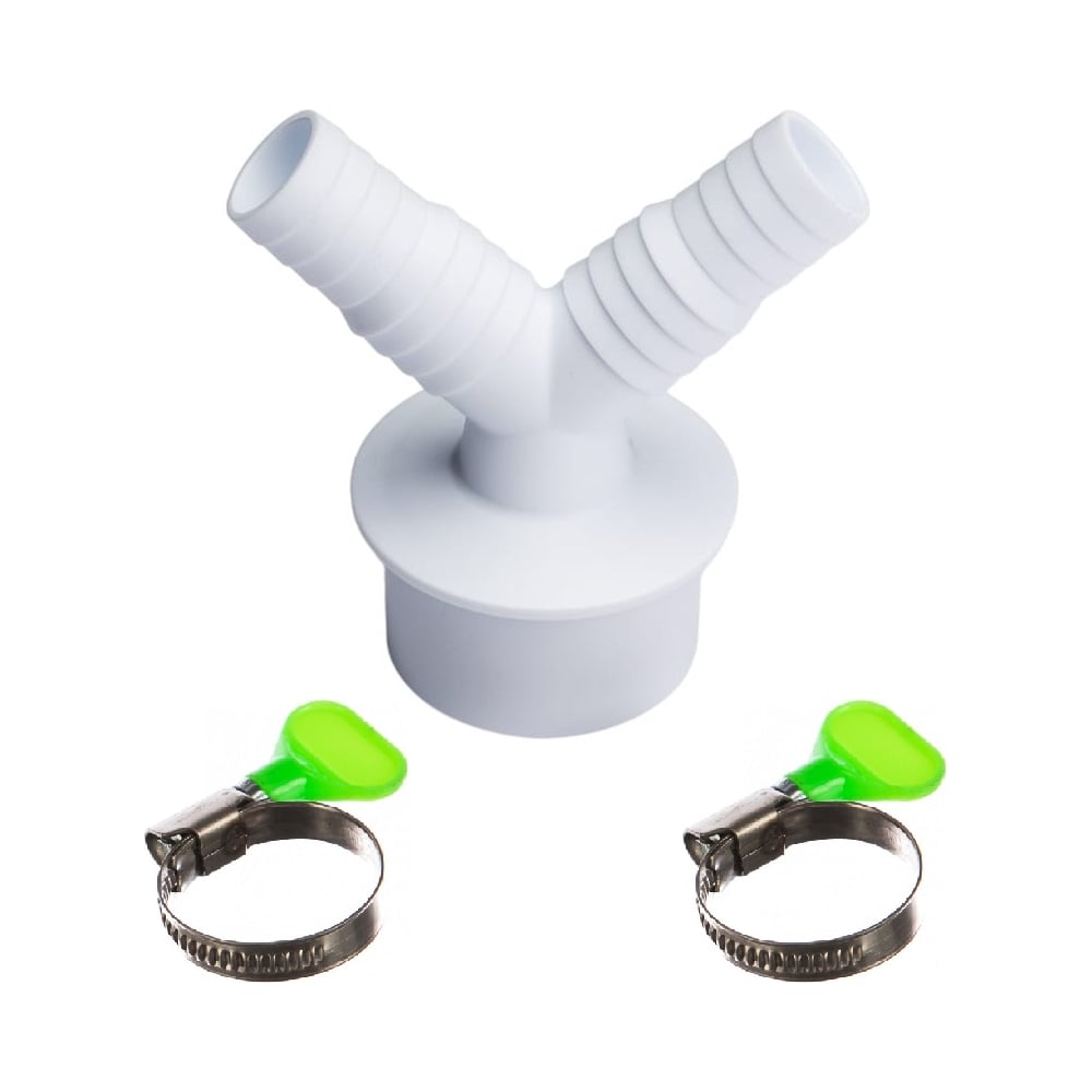 Изображение товара Переходник двойной d50 для сливных шлангов FT Group 773450