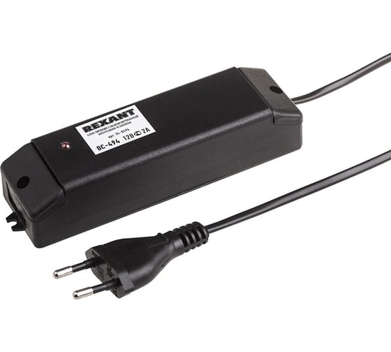 Изображение товара Блок питания REXANT стабилизированный 12в, 2а, внутренняя установка dc-494 34-0494