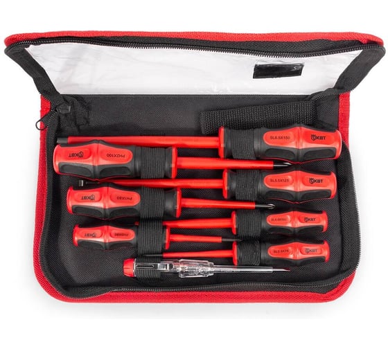 Изображение товара Набор диэлектрических отверток КВТ Профи НИО-08 78619