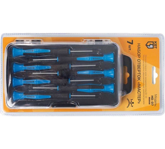 Изображение товара Набор мини отверток КВТ Мастер НО-07 78623