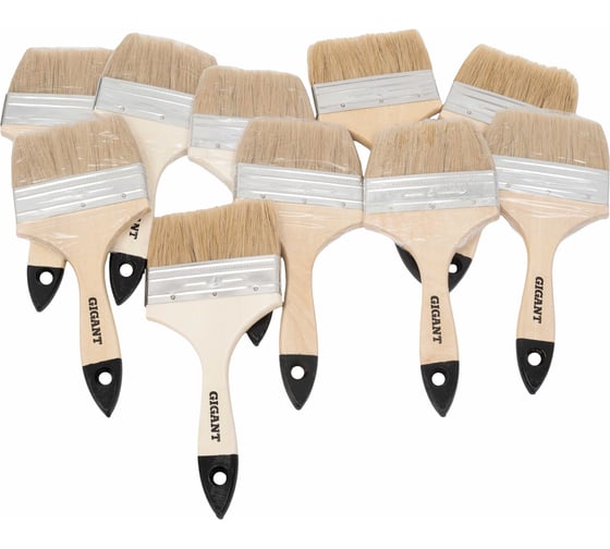 Изображение товара Плоская кисть 100 мм, 10 шт. Gigant FB-100
