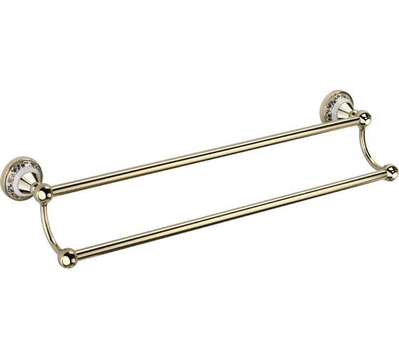 Изображение товара Двойной трубчатый полотенцедержатель FIXSEN GOLD BOGEMA 60 см 78502G