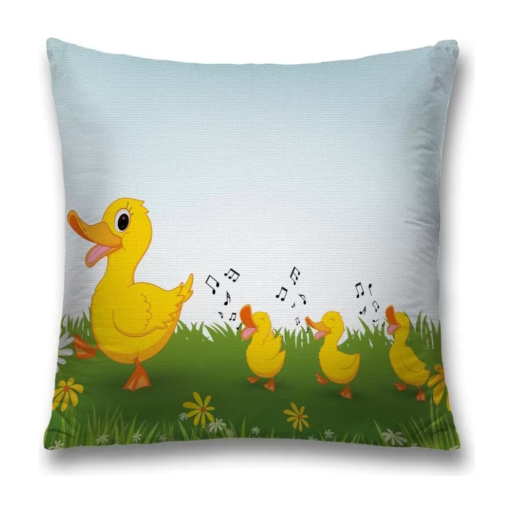 Изображение товара Декоративная наволочка JoyArty sl_30450 голубая с рисунком