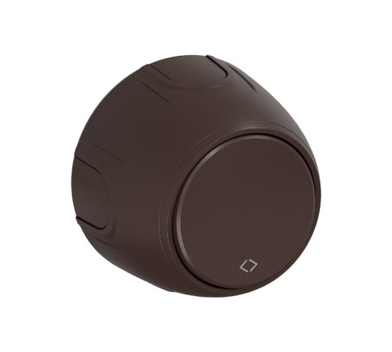 Изображение товара Перекрестный одноклавишный накладной (наружный) выключатель OneKeyElectro Rotondo, цвет коричневый 7700963