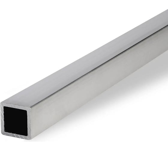 Изображение товара Алюминиевая профиль МЕТАЛЛСЕРВИС квадратная труба, 20x20x2 мм, 1 м 1242484