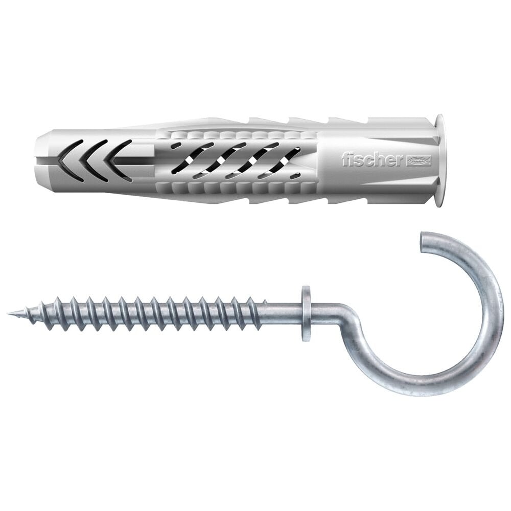 Изображение товара Дюбель с кольцом Fischer UX 6x35 RH K OE 94619 надежное крепление из нейлона и металла