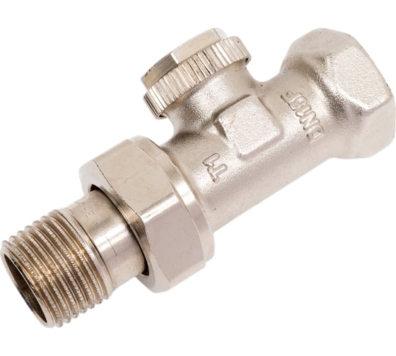 Изображение товара Отсекающий прямой вентиль ELSEN 1/2", 1/2", ВН, никелированный EVR07.3411