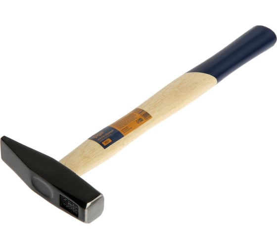 Изображение товара Молоток ТУНДРА слесарный, квадратный боек, деревянная рукоятка, 300 г 881978