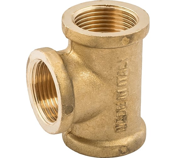 Изображение товара Равнопроходной тройник ELSEN ВВВ, 1", 1", 1", латунь EBF07.10
