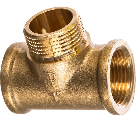 Изображение товара Равнопроходной тройник ELSEN ВНВ, 1", 1", 1", латунь EBF08.10