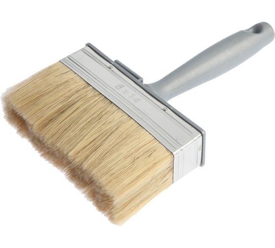 Изображение товара Кисть-макловица ТУНДРА натуральная щетина, пластиковая рукоятка, 50x140 мм 881583