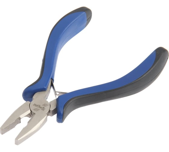 Изображение товара Плоскогубцы ТУНДРА mini, никелированные, двухкомпонентные рукоятки, 120 мм 881676