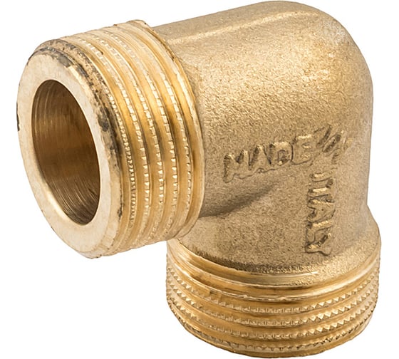 Изображение товара Угольник ELSEN 90, НН, 1", 1", латунь EBF10.10