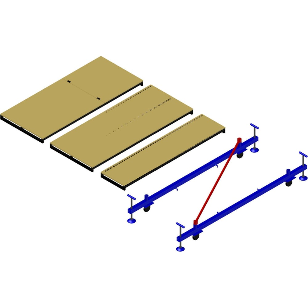 Изображение товара Базовый блок с колесами Мега 4М 930 для производственных помещений