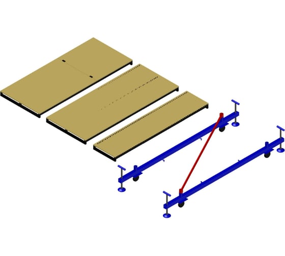 Изображение товара Базовый блок с колесами Мега 4М 930