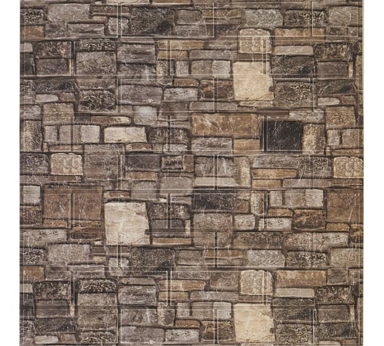 Изображение товара Мягкая самоклеящаяся 3D панель LAKO рулон, каменная кладка 29, 70x600см, толщина 6 мм LKD-16-05-FC89-1-RU