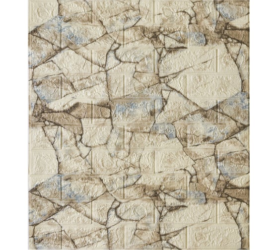 Изображение товара Мягкая самоклеящаяся 3D панель LAKO рулон, каменная кладка 27, 70x600см, толщина 6 мм LKD-16-05-FC83-RU