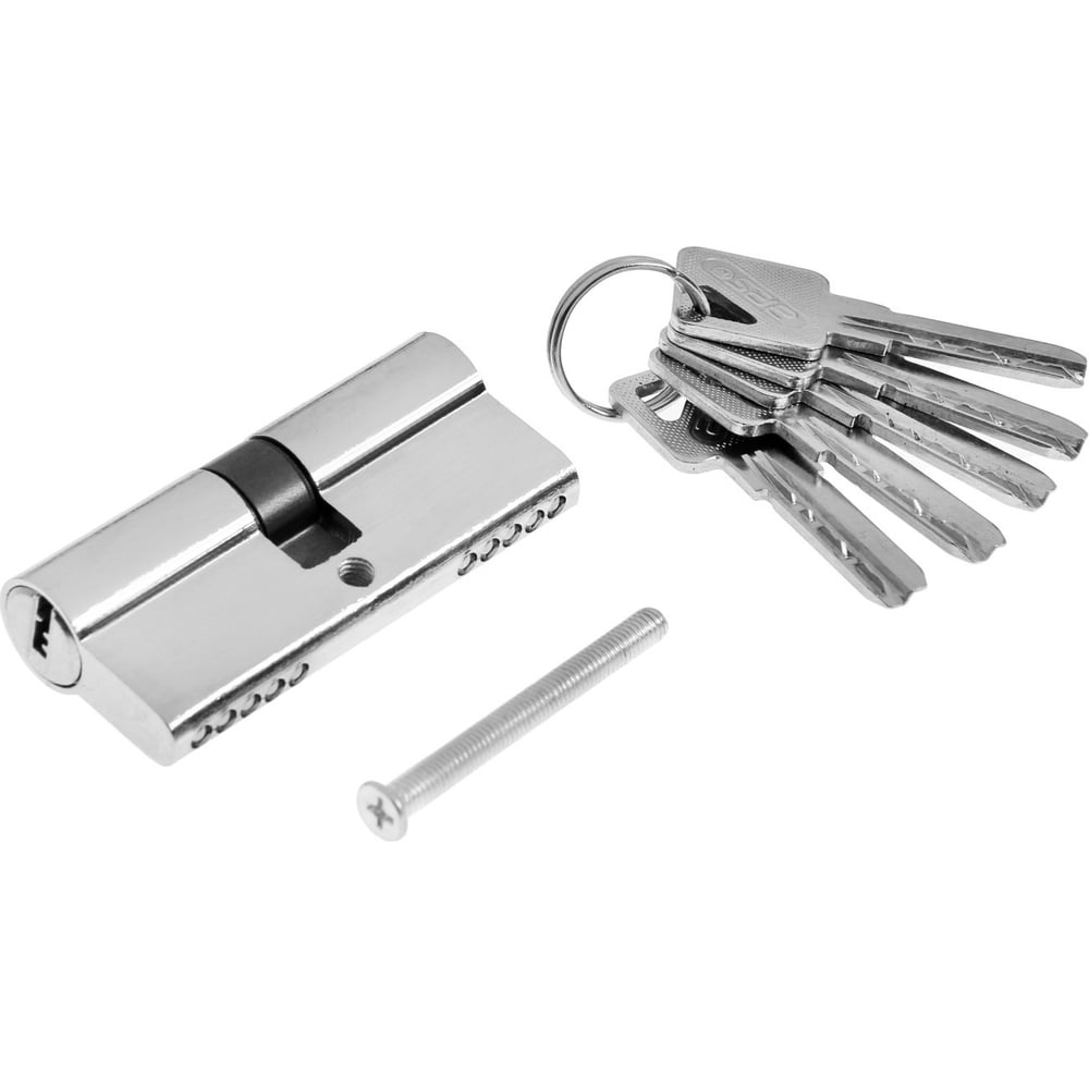 Изображение товара Цилиндровый механизм ТУНДРА 70 мм с перфорированным ключом